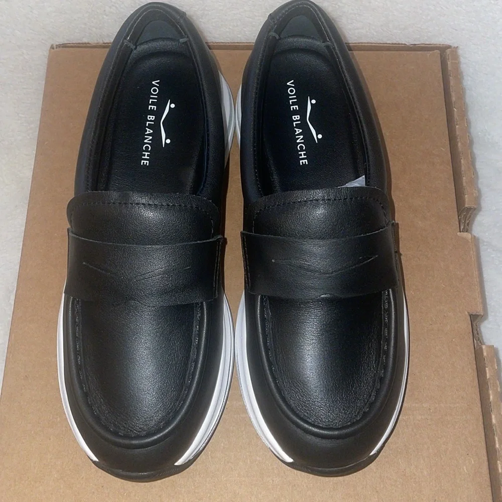 NWT VOILE BLANCHE MERRY Penny Loafer in Black - Picture 9 of 15